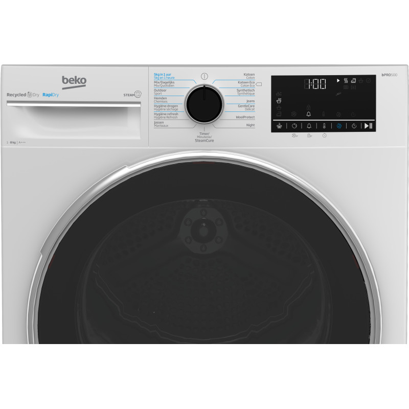 Beko B5T68247C0 sèche-linge Pose libre Charge avant 8 kg Blanc