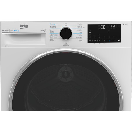 Beko B5T68247C0 sèche-linge Pose libre Charge avant 8 kg Blanc