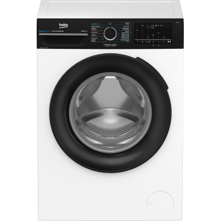 Beko b300 BM3WFU41041B machine à laver Charge avant 10 kg 1400 tr/min Noir, Blanc