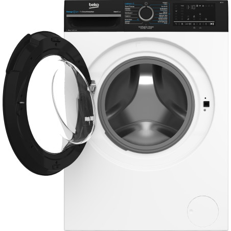 Beko b300 BM3WFU41041B machine à laver Charge avant 10 kg 1400 tr/min Noir, Blanc