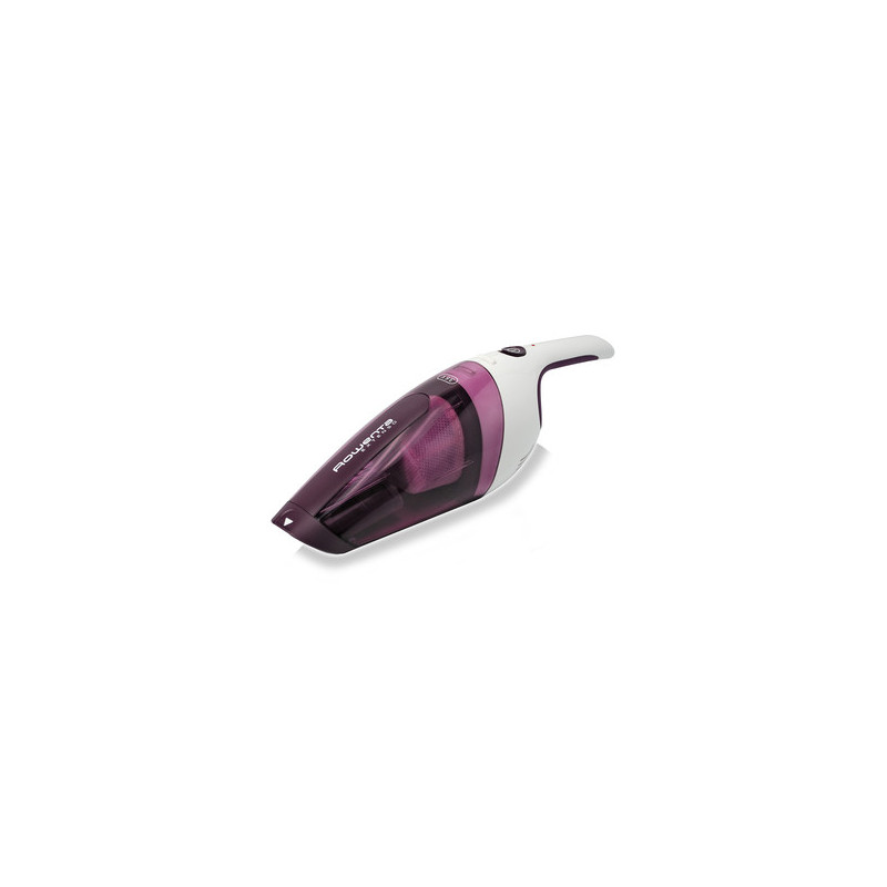Rowenta AC232001 Aspirateur-balai 2 en 1 Batterie Sec Sans sac Violet, Blanc
