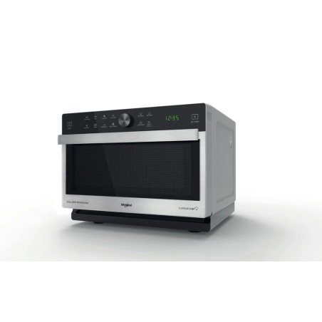 Whirlpool MWSC 833 SX Noir, Acier inoxydable Micro-onde combiné Comptoir 33 L 900 W