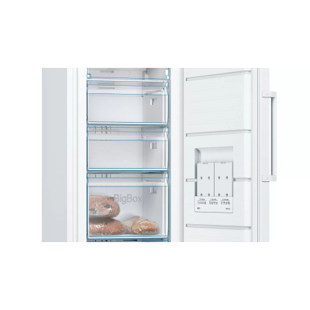 Bosch Serie 4 GSN29VWEV congélateur Congélateur vertical Pose libre 200 L Blanc