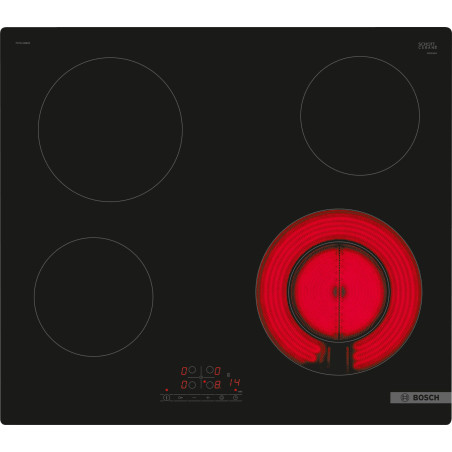 Bosch Serie 4 PKF611BB2E kookplaat Zwart Ingebouwd 60 cm Keramisch 4 zone(s)