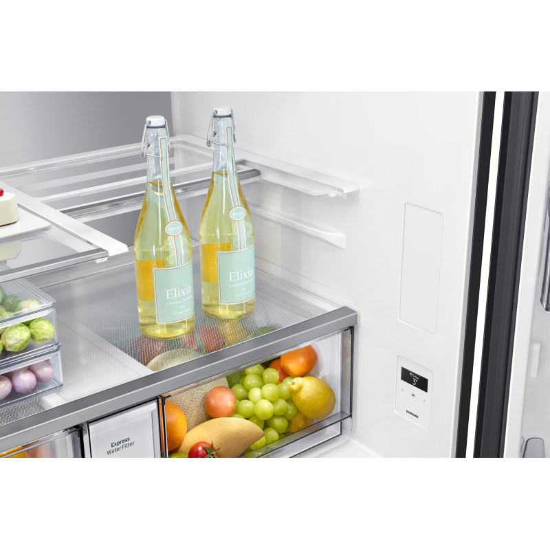 Samsung RF65DG960EB1EF frigo américain Pose libre 646 L Noir