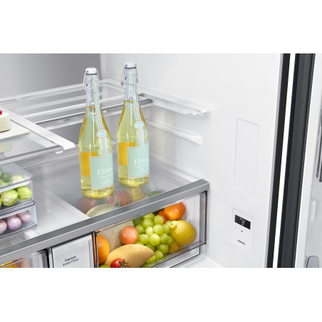 Samsung RF65DG960EB1EF frigo américain Pose libre 646 L Noir
