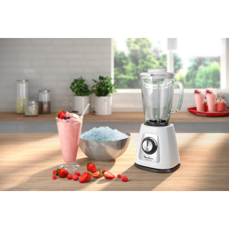 Moulinex LM430 1,75 L Mélangeur de table 800 W Blanc