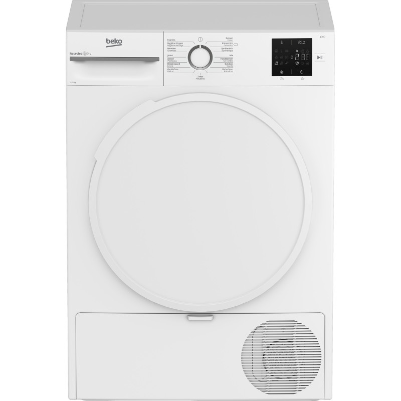 Beko BM3T3722W sèche-linge Pose libre Charge avant 7 kg Blanc