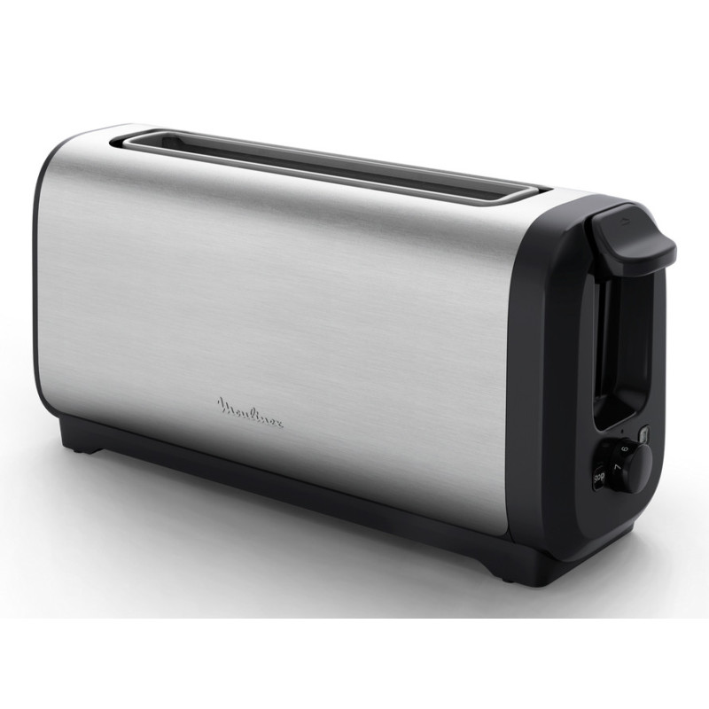 Moulinex LS5S0DE0 grille-pain 7 2 part(s) 1430 W Noir, Acier inoxydable