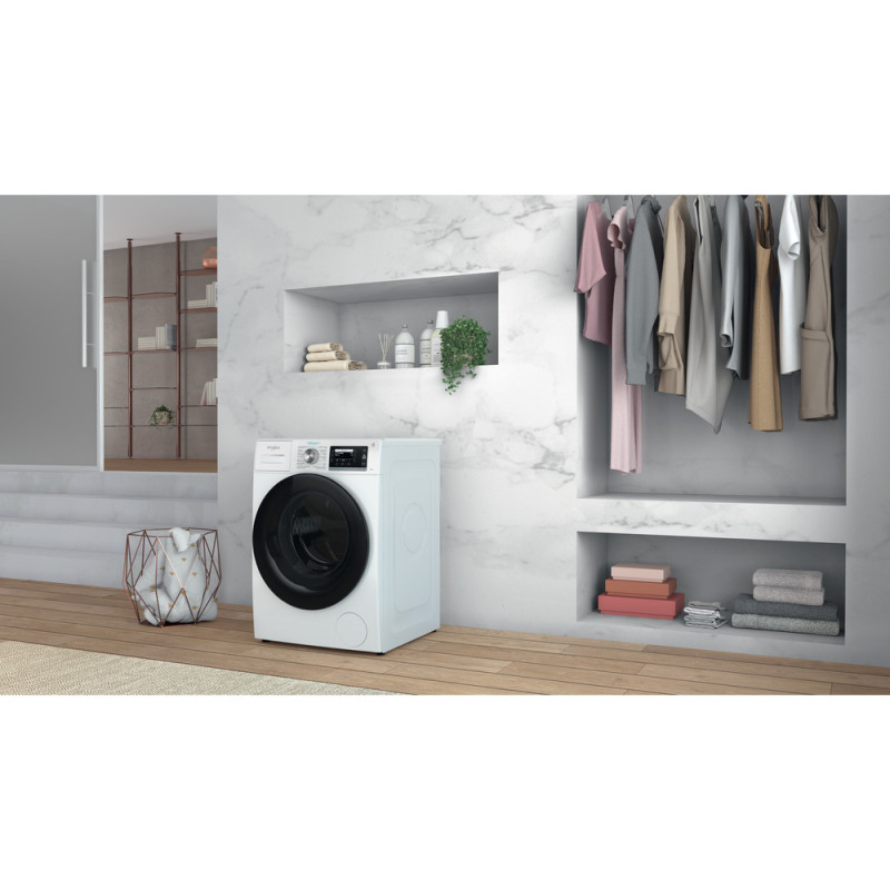 Whirlpool W6 W845WB BE machine à laver Charge avant 8 kg 1351 tr/min Blanc