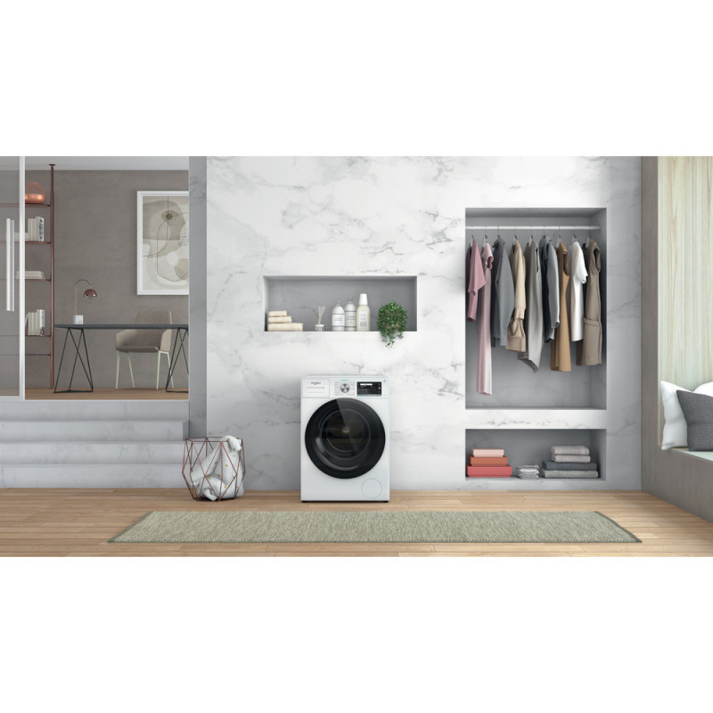 Whirlpool W6 W845WB BE machine à laver Charge avant 8 kg 1351 tr/min Blanc