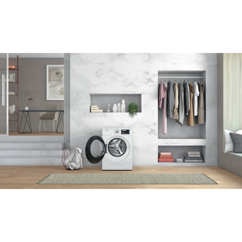 Whirlpool W6 W845WB BE machine à laver Charge avant 8 kg 1351 tr/min Blanc