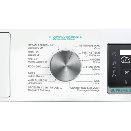 Whirlpool W6 W845WB BE machine à laver Charge avant 8 kg 1351 tr/min Blanc