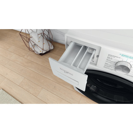Whirlpool W6 W845WB BE machine à laver Charge avant 8 kg 1351 tr/min Blanc