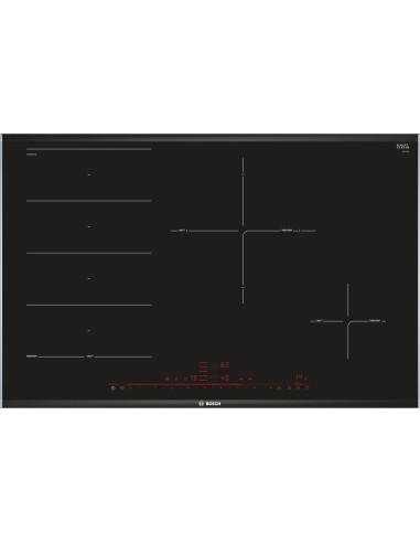 Bosch PXE875DC1E kookplaat Zwart Ingebouwd Inductiekookplaat zones 4 zone(s)