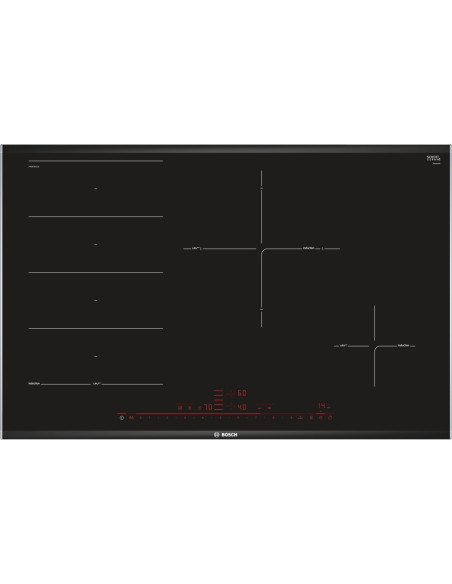 Bosch PXE875DC1E kookplaat Zwart Ingebouwd Inductiekookplaat zones 4 zone(s)