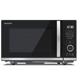 Sharp YC-QS204AE-B magnetron Zwart, Roestvrijstaal Solo-magnetron Aanrecht 20 l 800 W