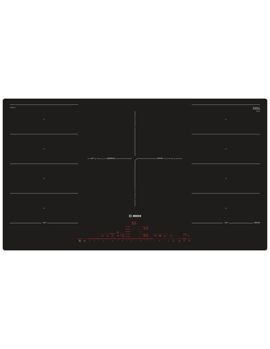Bosch Serie 8 PXV901DV1E plaque Noir Intégré (placement) Plaque avec zone à induction 5 zone(s)