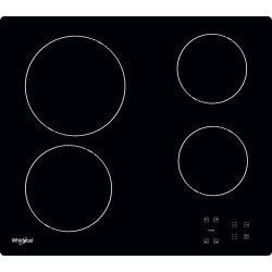 Whirlpool AKT 8090/NE Zwart Ingebouwd 60 cm Keramisch 4 zone(s)
