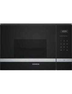 Siemens BE555LMS0 micro-onde Intégré (placement) Micro-ondes grill 25 L 900 W Acier inoxydable