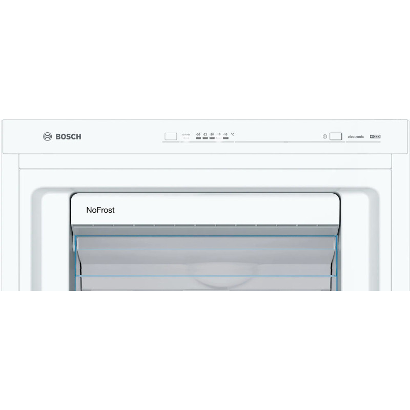 Bosch Serie 4 GSN36CWEV congélateur Congélateur vertical Pose libre 242 L Blanc