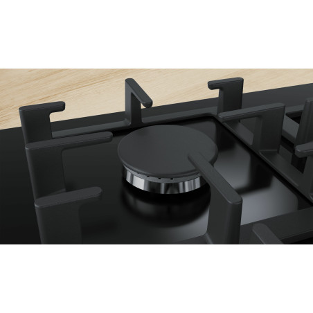 Bosch Serie 6 PPS9A6B90 kookplaat Zwart Ingebouwd 90 cm Gaskookplaat 5 zone(s)