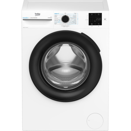 Beko b300 BM3WFT3841W machine à laver Charge avant 8 kg 1400 tr/min Blanc