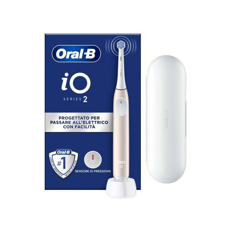 Oral-B iO2 Adulte Brosse à dents vibrante Rose, Blanc