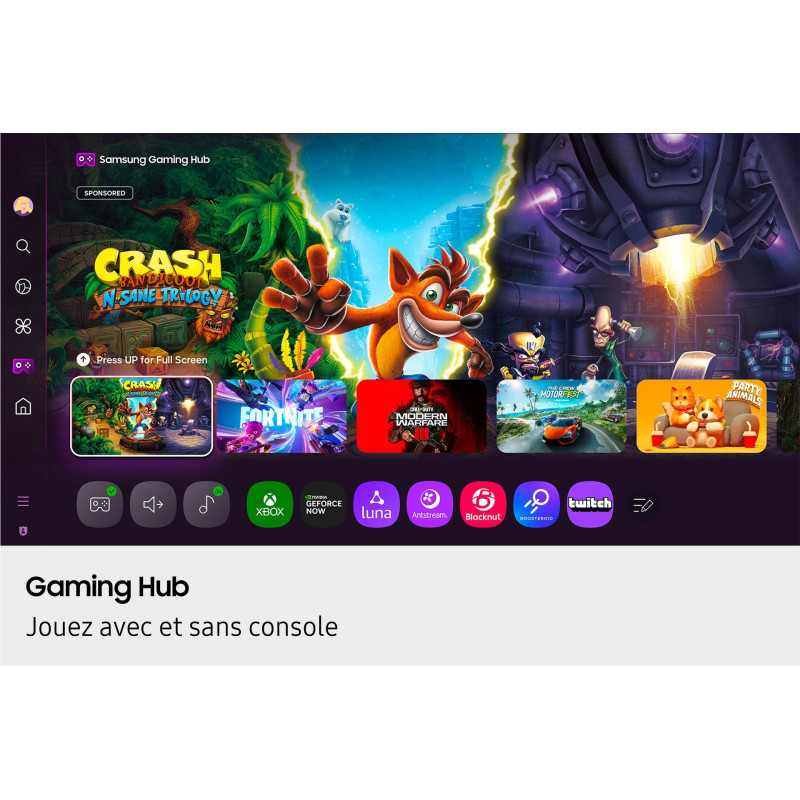 Samsung TU75U8005FU 190,5 cm (75") 4K Ultra HD Smart TV Wifi Zwart