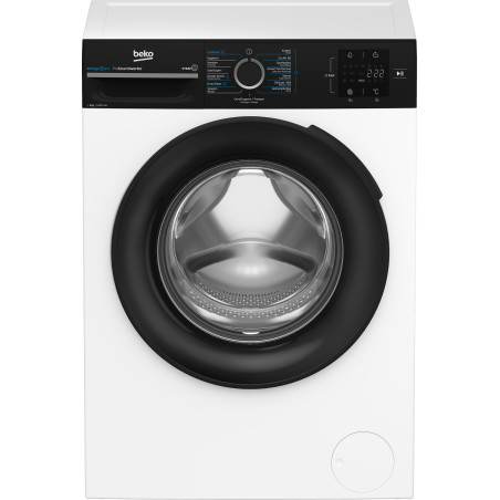 Beko b300 BM3WFT3841B machine à laver Charge avant 8 kg 1351 tr/min Blanc