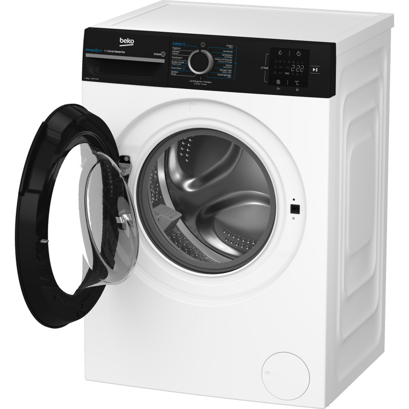 Beko b300 BM3WFT3841B machine à laver Charge avant 8 kg 1351 tr/min Blanc