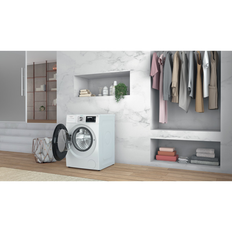 Whirlpool W6 W845WB BE machine à laver Charge avant 8 kg 1351 tr/min Blanc