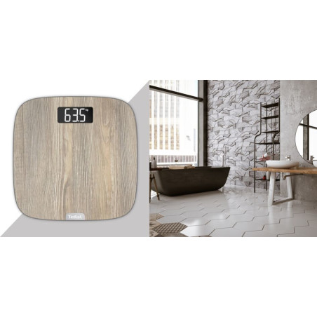 Tefal Origin PP1600 Ovale Bois Pèse-personne électronique