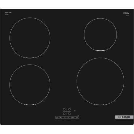 Bosch PIE611BB5E plaque Noir Intégré 60 cm Plaque avec zone à induction 4 zone(s)