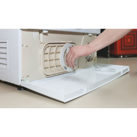 Hoover HLE H8A2DE-S sèche-linge Pose libre Charge avant 8 kg Blanc