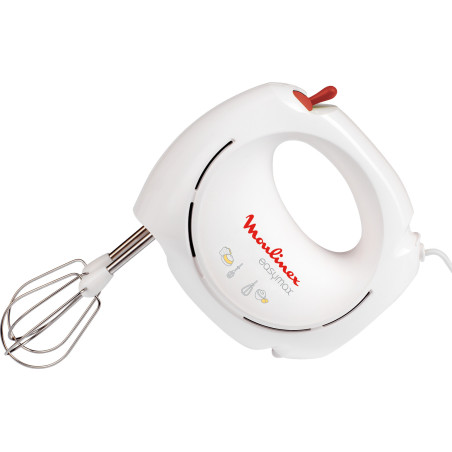 Moulinex ABM11A Handmixer 200 W Wit, Rood