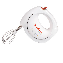 Moulinex ABM11A Handmixer 200 W Wit, Rood 2