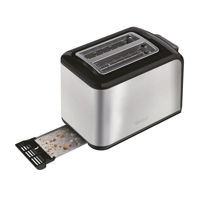 Tefal Express TT410D grille-pain 7 2 part(s) 850 W Noir, Acier inoxydable