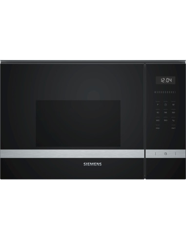 Siemens iQ500 BF555LMS0 micro-onde Intégré (placement) Micro-ondes uniquement 25 L 900 W Noir