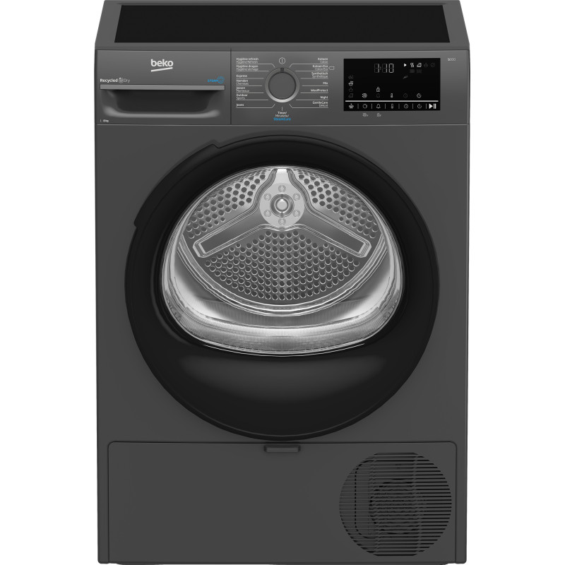 Beko BM3T3824A sèche-linge Pose libre Charge avant 8 kg Anthracite