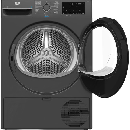 Beko BM3T3824A sèche-linge Pose libre Charge avant 8 kg Anthracite