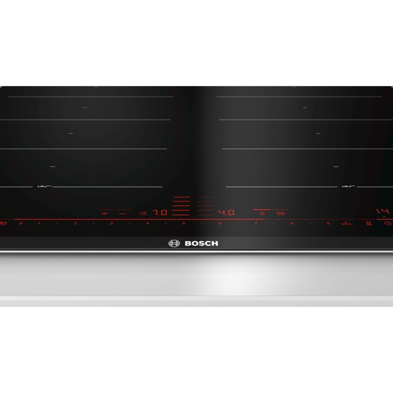Bosch PXX675DC1E kookplaat Zwart, Roestvrijstaal Ingebouwd Inductiekookplaat zones 4 zone(s)