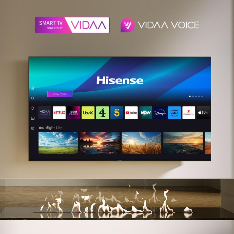 Hisense 55U6NQ 139,7 cm (55") 4K Ultra HD Smart TV Wifi Gris 600 cd/m²