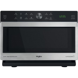 Whirlpool MWSC 833 SX Zwart, Roestvrijstaal Combinatiemagnetron Aanrecht 33 l 900 W