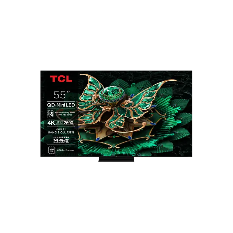 TCL 55C7K TV QD-Mini LED 4K 55 pouces 144 Hz Bang & Olufsen
