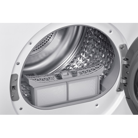 Samsung DV9UDG52A0AH sèche-linge Pose libre Charge avant 9 kg Blanc