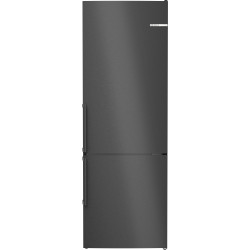 Bosch Serie 4 KGN49OXBT réfrigérateur-congélateur Pose libre Noir