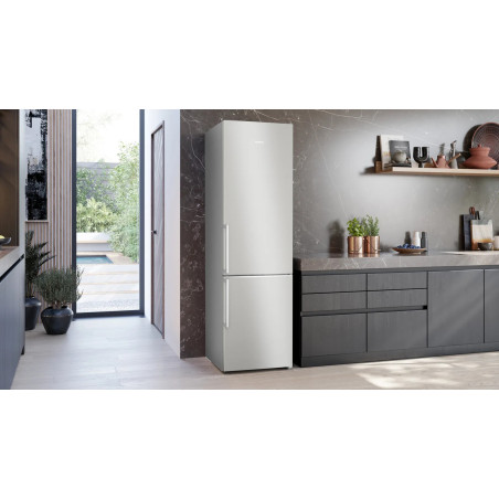Siemens iQ500 KG39NAIAT koel-vriescombinatie Vrijstaand 363 l Roestvrijstaal
