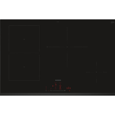 Siemens iQ500 ED851HSB1E kookplaat Zwart Ingebouwd 80 cm Inductiekookplaat zones 4 zone(s)