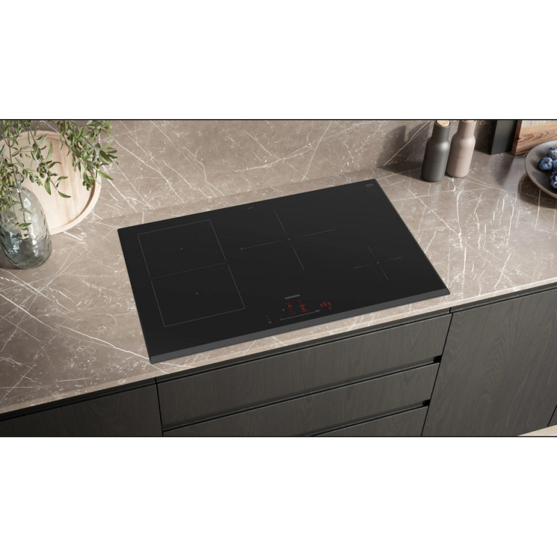 Siemens iQ500 ED851HSB1E kookplaat Zwart Ingebouwd 80 cm Inductiekookplaat zones 4 zone(s)